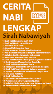 Sirah Nabawiyah Cerita Nabi