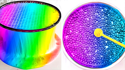 Rainbow Glitter Slime Maker - DIY Kids Kitchen Slime Art Games