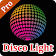 Disco light with flashlight icon