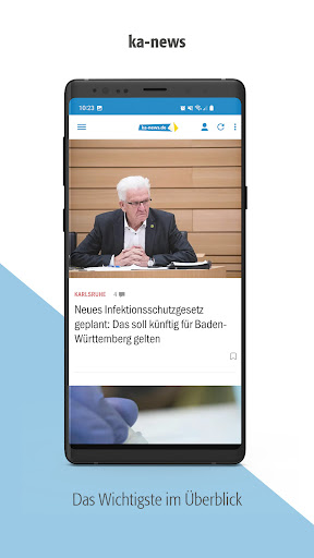 Android application ka-news Nachrichten Karlsruhe screenshort
