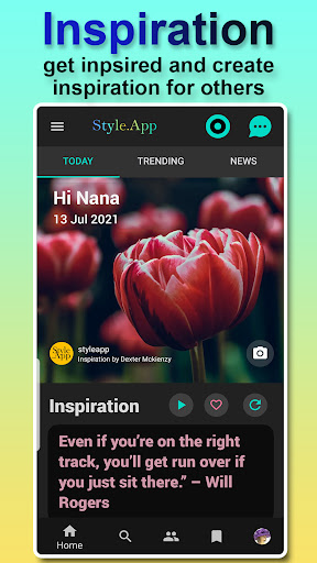 Android application StyleApp screenshort
