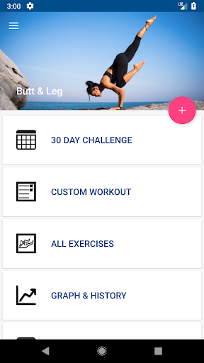 Android application Butt & Legs - Glutes Workout screenshort