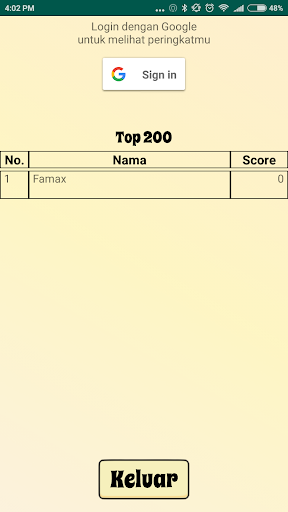 Game Survei Family 100 versi 2