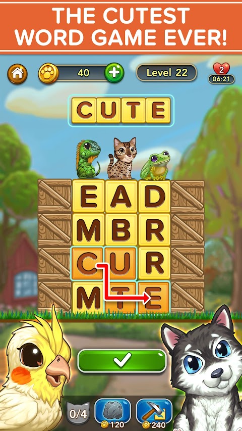 WORD PETS: Cute Pet Word Gamesのおすすめ画像3