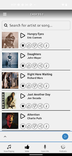EASY 93.1 Screen 3