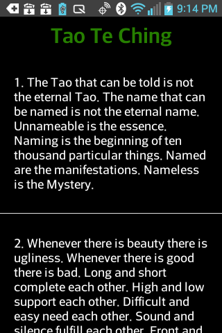 Tao Te Ching