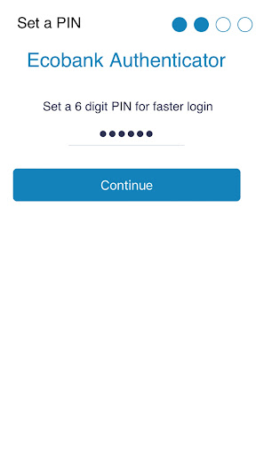 Ecobank Authenticator Screen 3