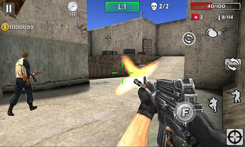 Android application Gun Strike Shoot screenshort
