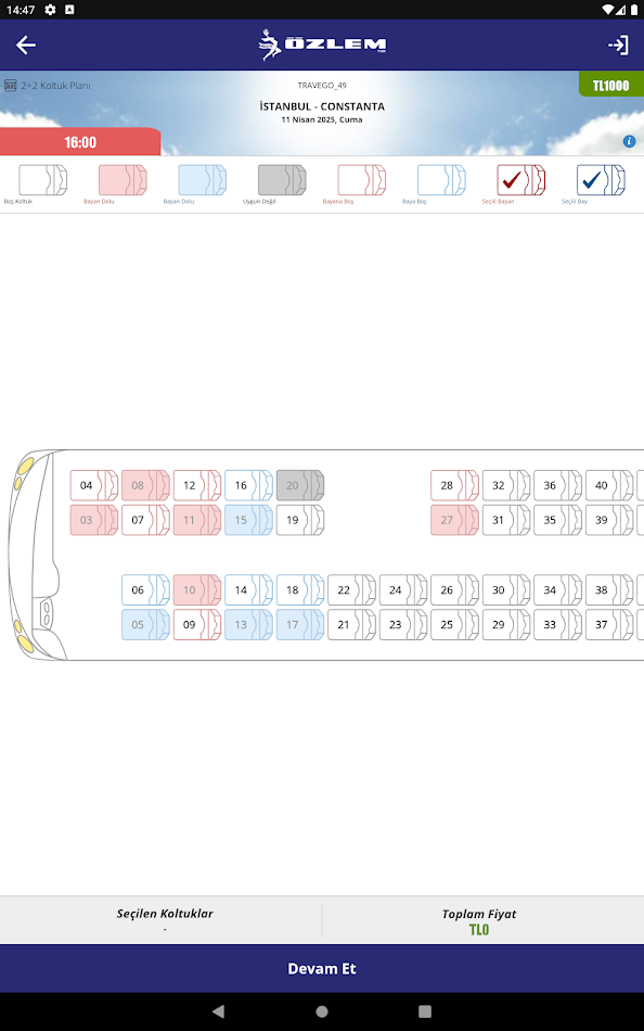 #7. Özlem Turizm (Android) Tekijänä: Ece Yazılım