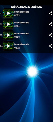 binaural sounds Screen 2