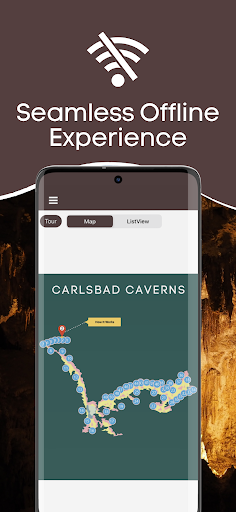 Screenshot of Carlsbad Caverns Audio Guide