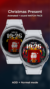 Christmas watch face