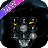 wolf keypad lock screen icon