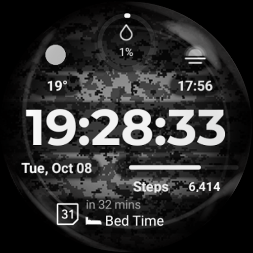 Amoled Watch Face Customisable Download on Windows