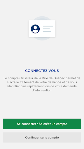 311 Ville de Québec Screen 2