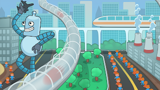 Idle Humans: Robotopia - Screenshot 1