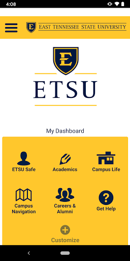 Android application ETSU screenshort