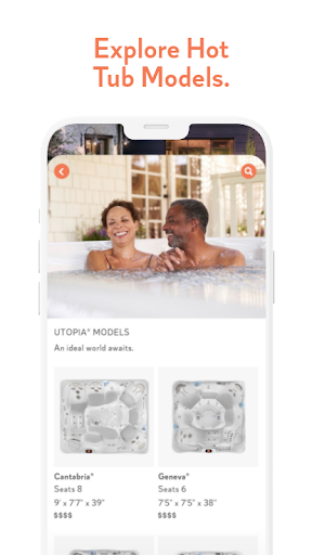 Android application Vision AR by Caldera® Spas screenshort