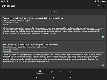 arXiv eXplorer - Mobile App fo Screenshot