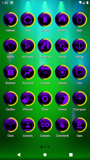 Purple Icon Pack Style 7 Screenshot 2 - AppWisp.com