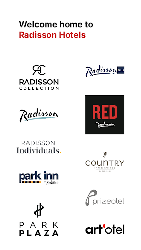 Android application Radisson Hotels Stays screenshort