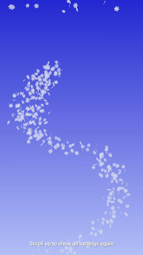 Android application Just Snow Live Wallpaper screenshort
