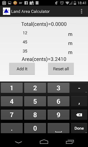 Land Area Calculator Screenshot 3 - AppWisp.com