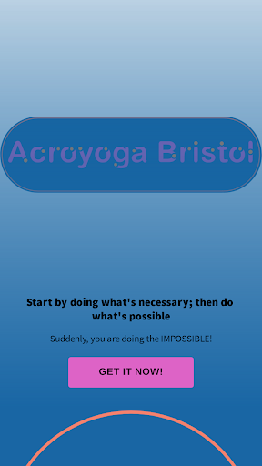 Android application Acroyoga Bristol screenshort