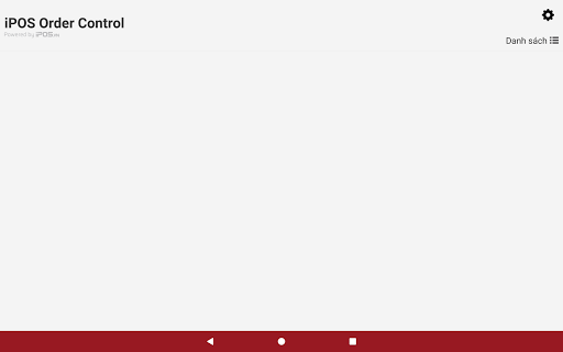 iPOS KDS Control Screen 3