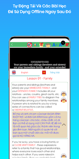 Android application Bilingual Stories screenshort