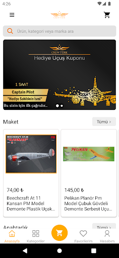Android application CrewTurk - Pilot & Crew Shop screenshort