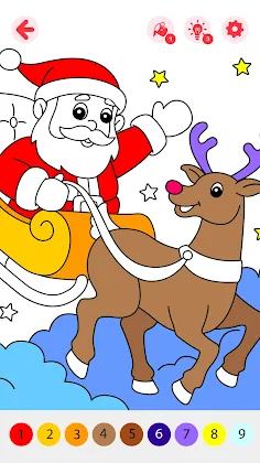 Kids Christmas Coloring Book - Screenshot 3