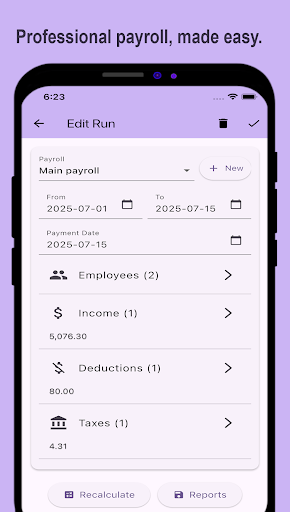 App preview