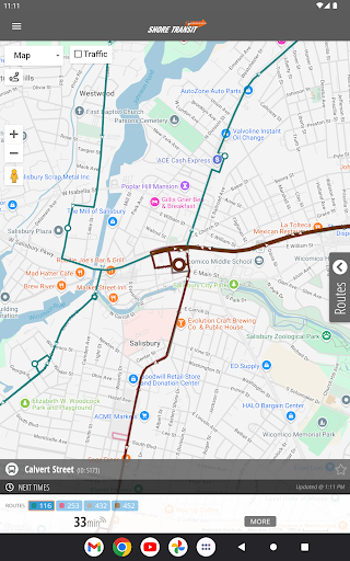 Shore Transit Bus Tracker