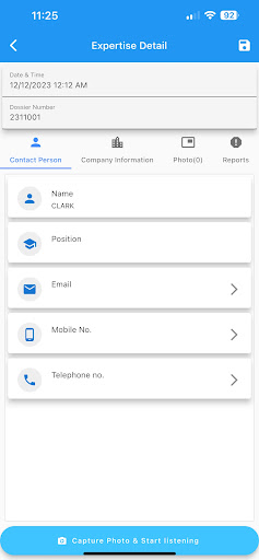 Expertise App Screen 3