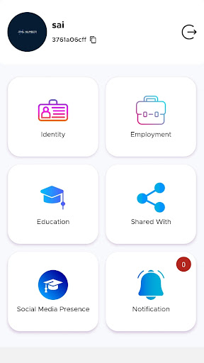 Android application TheRollNumber Wallet screenshort