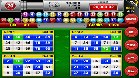 Nine Balls Video Bingo