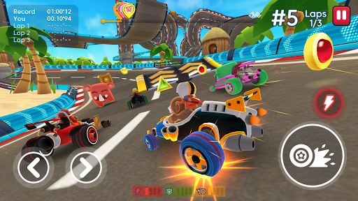 Télécharger Starlit On Wheels: Super Kart APK MOD (Astuce) 1