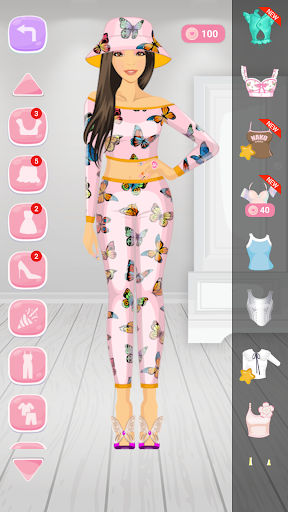 Android application Fashion Girl: Dress up, Makeup screenshort
