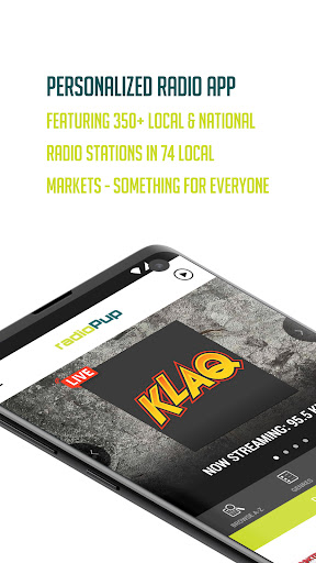 Screenshot of radioPup: Live & Local Radio