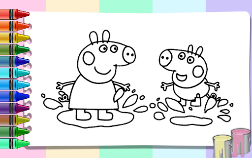 Peppo Coloring Pig