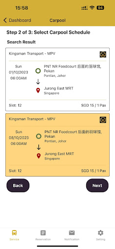 Gold Trip Screen 2