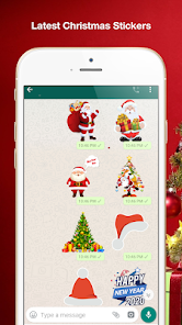 Captura de Pantalla 6 Christmas Stickers for Whatsap android