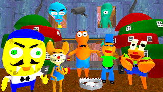 Sponge Neighbor Escape 3D - Screenshot 2
