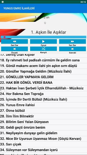 YUNUS EMRE İLAHİLERİ DİNLE-İNTERNETSİZ