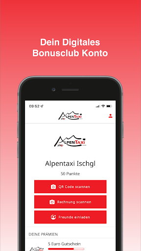 Android application Alpentaxi Ischgl screenshort