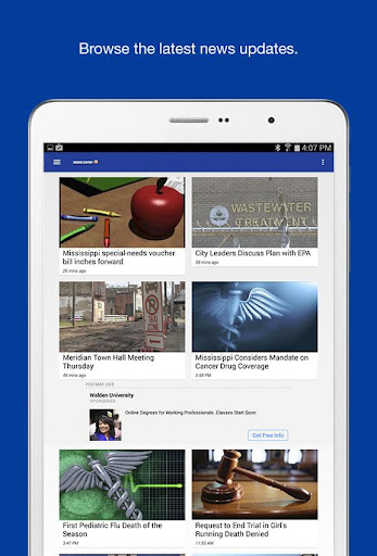 Screenshot of WTOK News