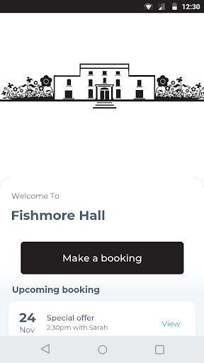 Android application Fishmore Hall screenshort