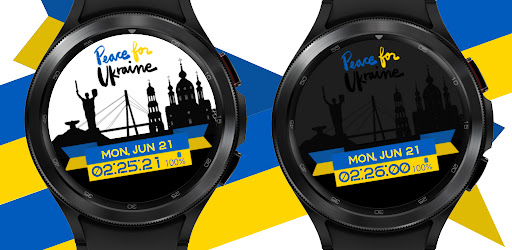 Android application Watch Face Wear OS Ukraine screenshort