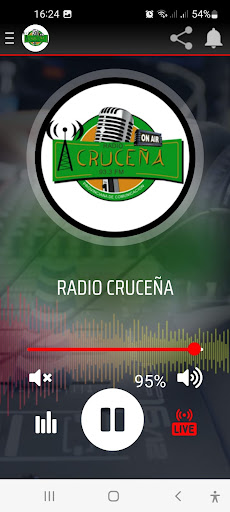 Android application Radio Cruceña screenshort